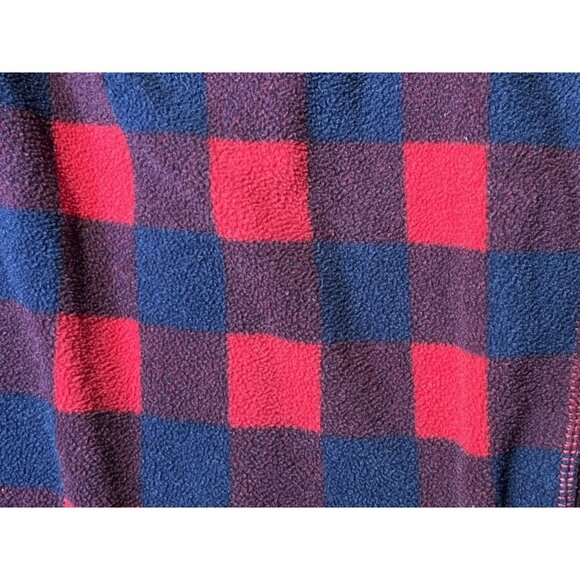 Hanna Fleece Buffalo Plaid Footed Sleeper - Picture 5 of 7